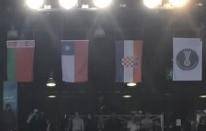 Gaf organizatora: Hrvatsku zastavu okrenuli pogrešno...