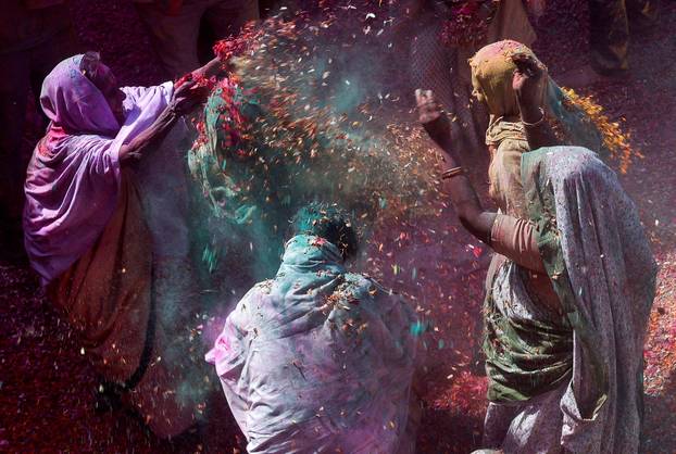 Holi celebrations in Vrindavan