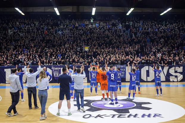 Druga utakmica finala SuperSport HMNL-a između Futsal Dinama i Olmissuma