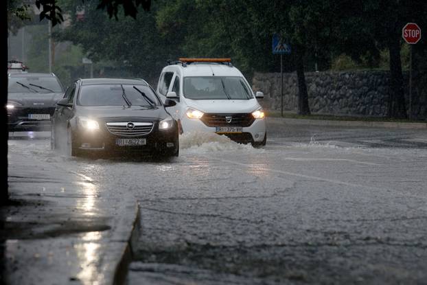 Veliki pljusak u Rijeci 