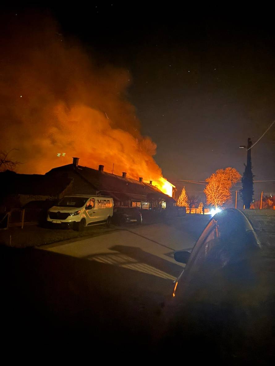 VIDEO Strašni prizori kraj Križa: 'Trčali smo van, od požara smo spašavali samo živu glavu'