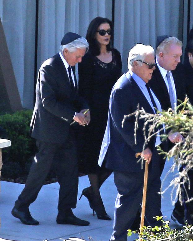 Kirk Douglas funeral in Los Angeles, CA