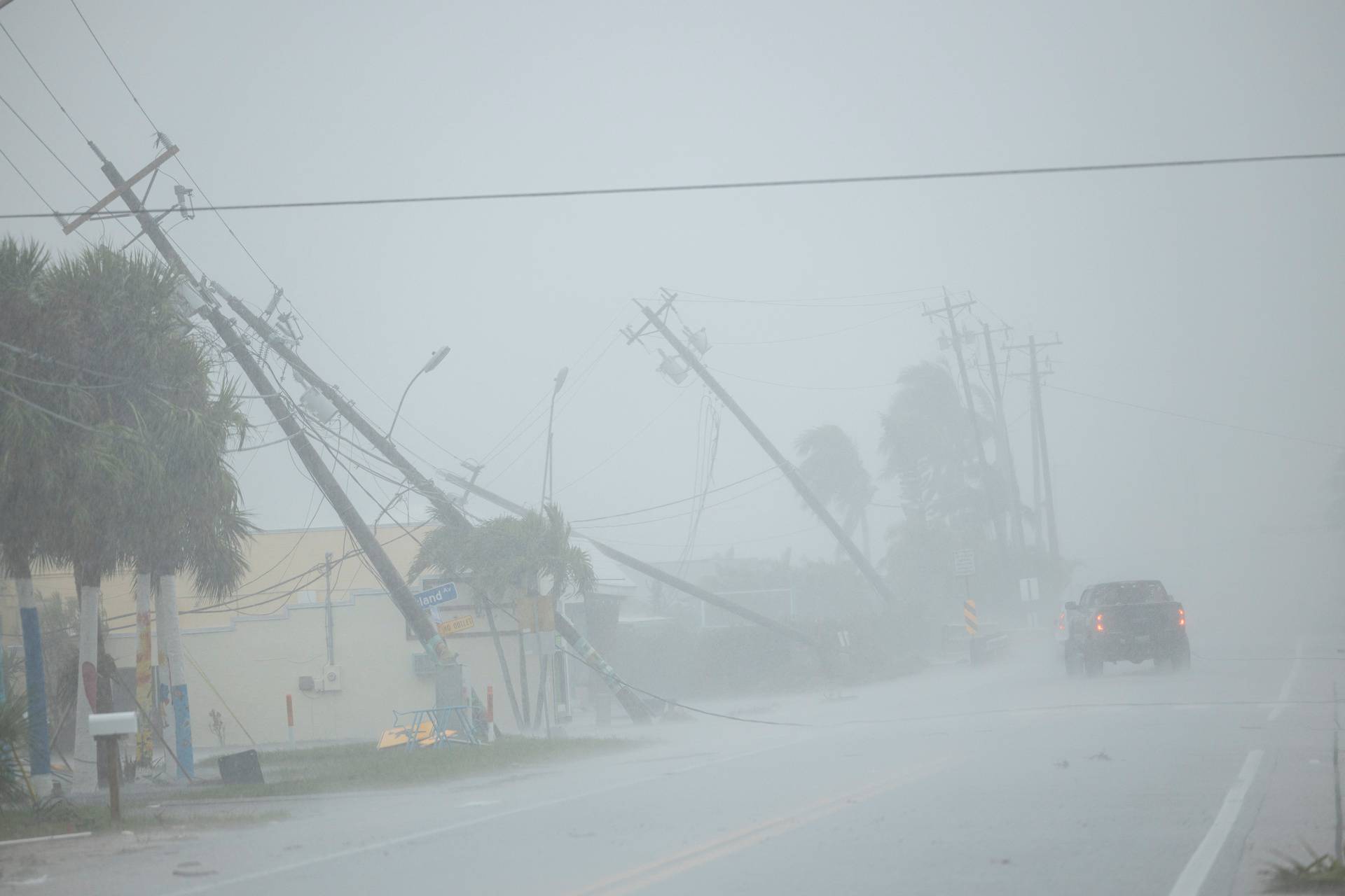 Hurricane Milton approaches Fort Myers, Florida