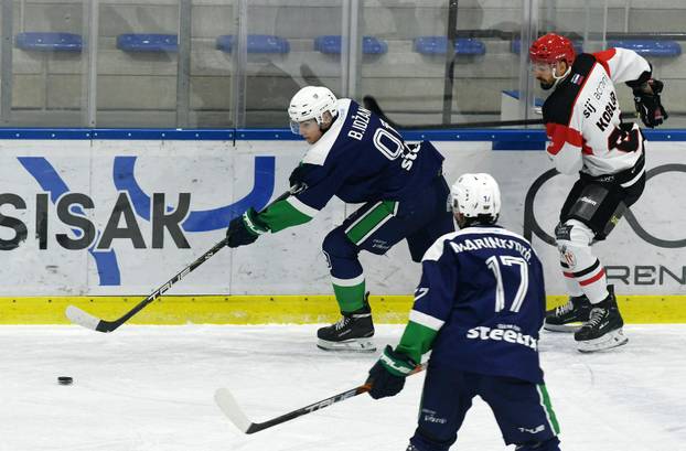 Sisak: Susret hokejaša Siska i Jesenica u Alpskoj hokejaškoj ligi