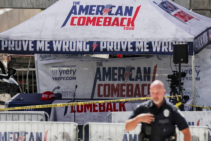 Charlie Kirk fatally shot at Utah Valley University event