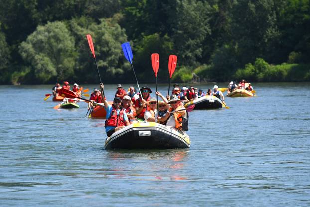 Rafting Hrvatskom Amazonom - Drava 2025. od legradskog ušća Mure u Dravu do Ješkova