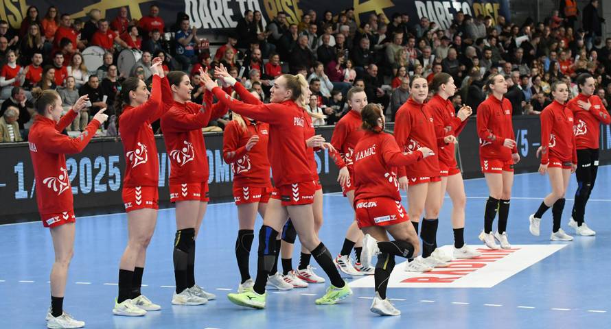 Utakmica 13. kola rukometne Lige prvakinja Podravka Vegeta - Ferencvaros