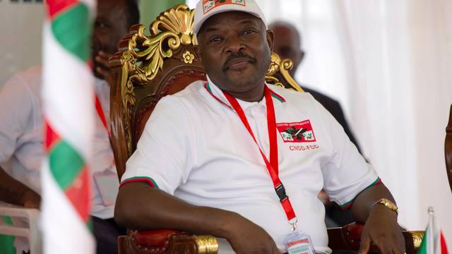 FILE PHOTO: Burundi's President Pierre Nkurunziza attends the National Council for the Defense of Democracy-Forces for the Defense of Democracy (CNDD-FDD), party's extraordinary congress in Gitega Province