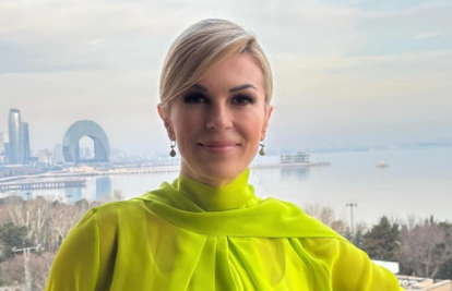 Kolinda zablistala u živahnim bojama, istaknula vitku liniju