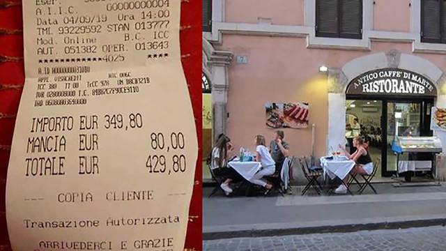 Ovaj ručak će pamtiti: Špagete, ribu i bocu vina platili 430 eura