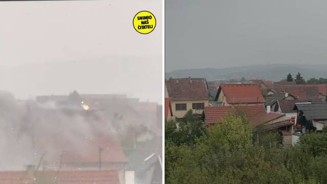 VIDEO Udar groma zapalio kuću u Slavonskom Brodu: 'Vatra je gutala kuću, dim se brzo širio'