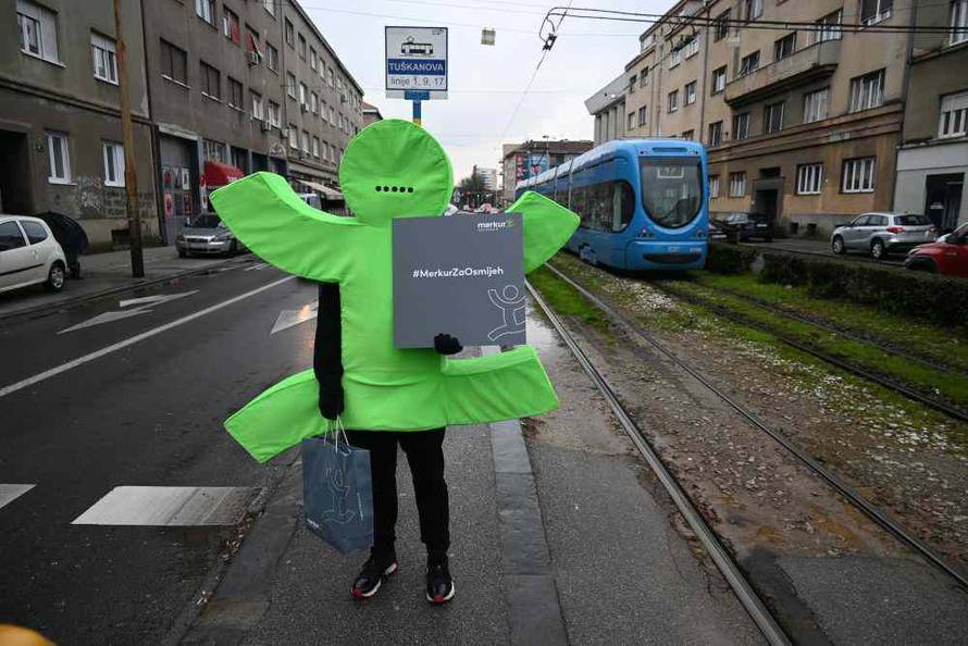 Povodom najdepresivnijeg dana godini, u Zagrebu se provodila jedna sretna kampanja