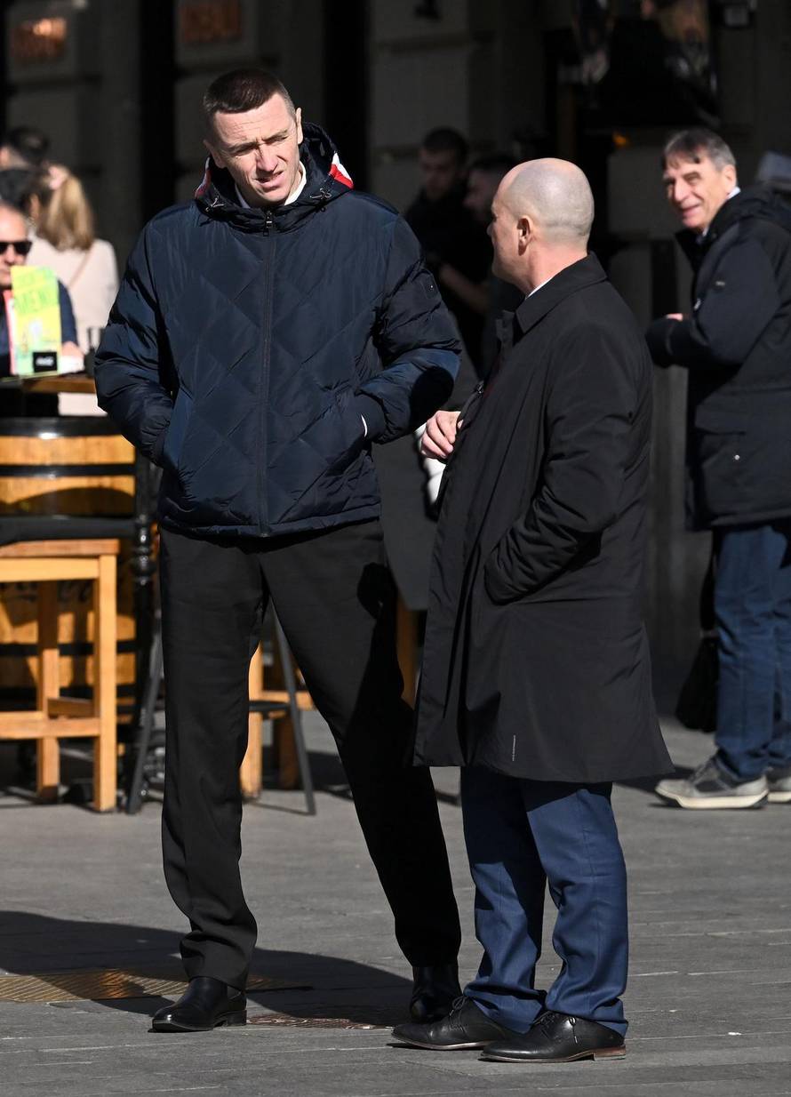 EKSKLUZIVNO Zagreb: Josip Dabro i Ivan Penava razgovarali su u centru grada 