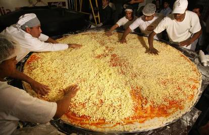 Brazilci ispekli najveću pizzu Margheritu na svijetu