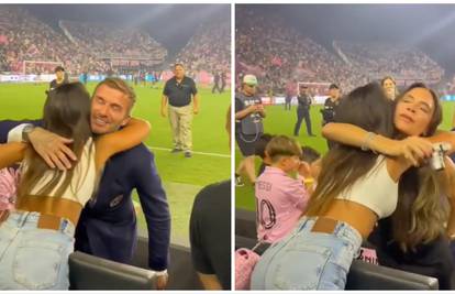 Messijeva supruga letjela u zagrljaj Beckhamu, a kraj njih je stajala Victoria: Nije bila sretna