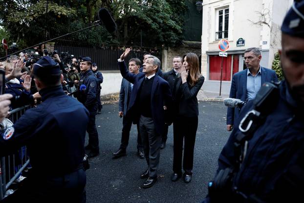 Former French President Sarkozy goes to jail to begin five-year sentence