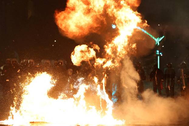 Anti-government protest in Tirana