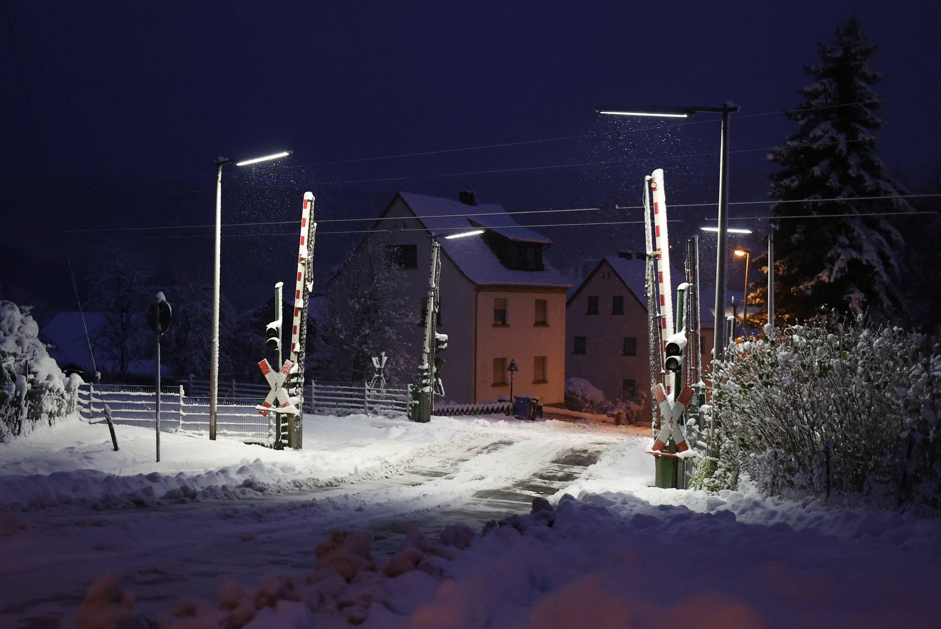 Onset of winter in Germany - Hesse