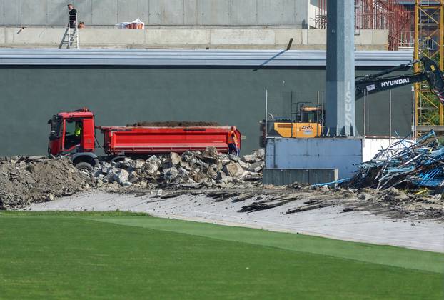 Bageri ušli na Kranjčevićevu, počela je rekonstrukcija legendarnog zagrebačkog stadiona