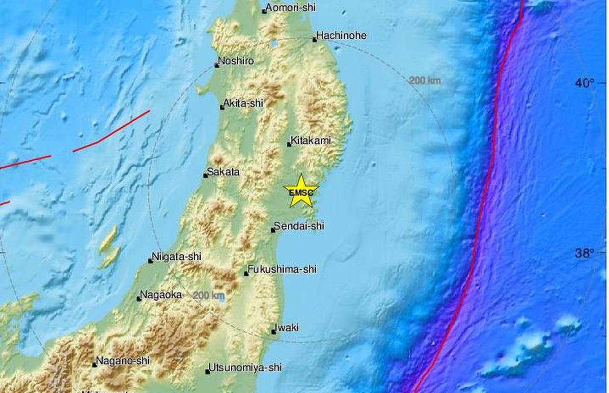 Potres od 7 Richtera u Japanu! Objavili upozorenje na tsunami