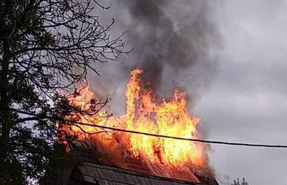 Plitvice: Planula je kuća za odmor, vatrogasci na terenu