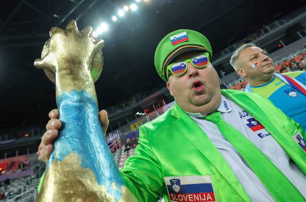 Navijači na utakmici IHF Svjetskog rukometnog prvenstva 2025., Egipat - Slovenija