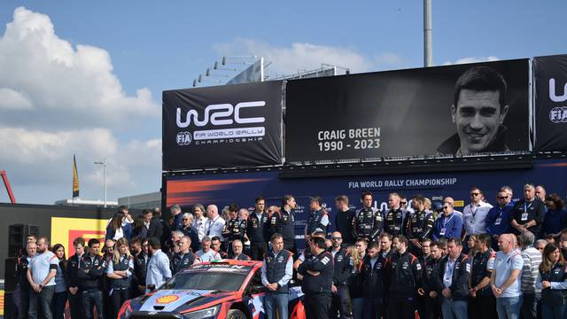 Zagreb: Minutom šutnje članovi WRC obitelji odali su počast Craig Breenu