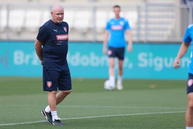 Osijek: Trening &ccaron;e&scaron;ke nogometne reprezentacije