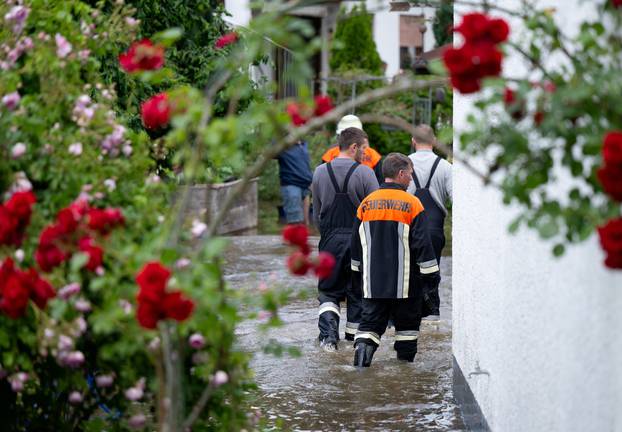 Floods in Bavaria - Reichertshofen