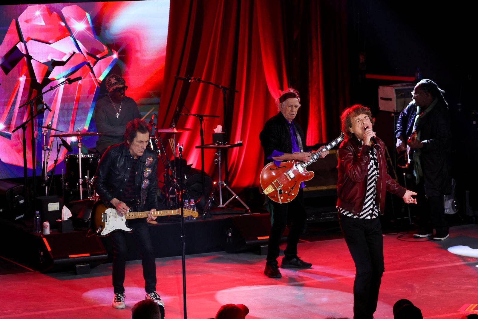 Rolling Stones hold a private album release party concert in New York