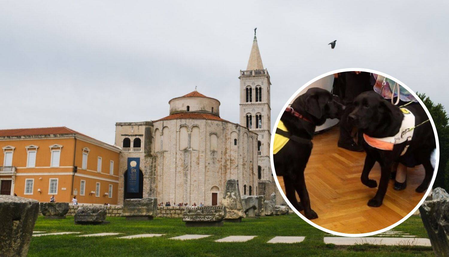 Iz crkve u Zadru izbacili  par iz Danske jer su imali psa vodiča