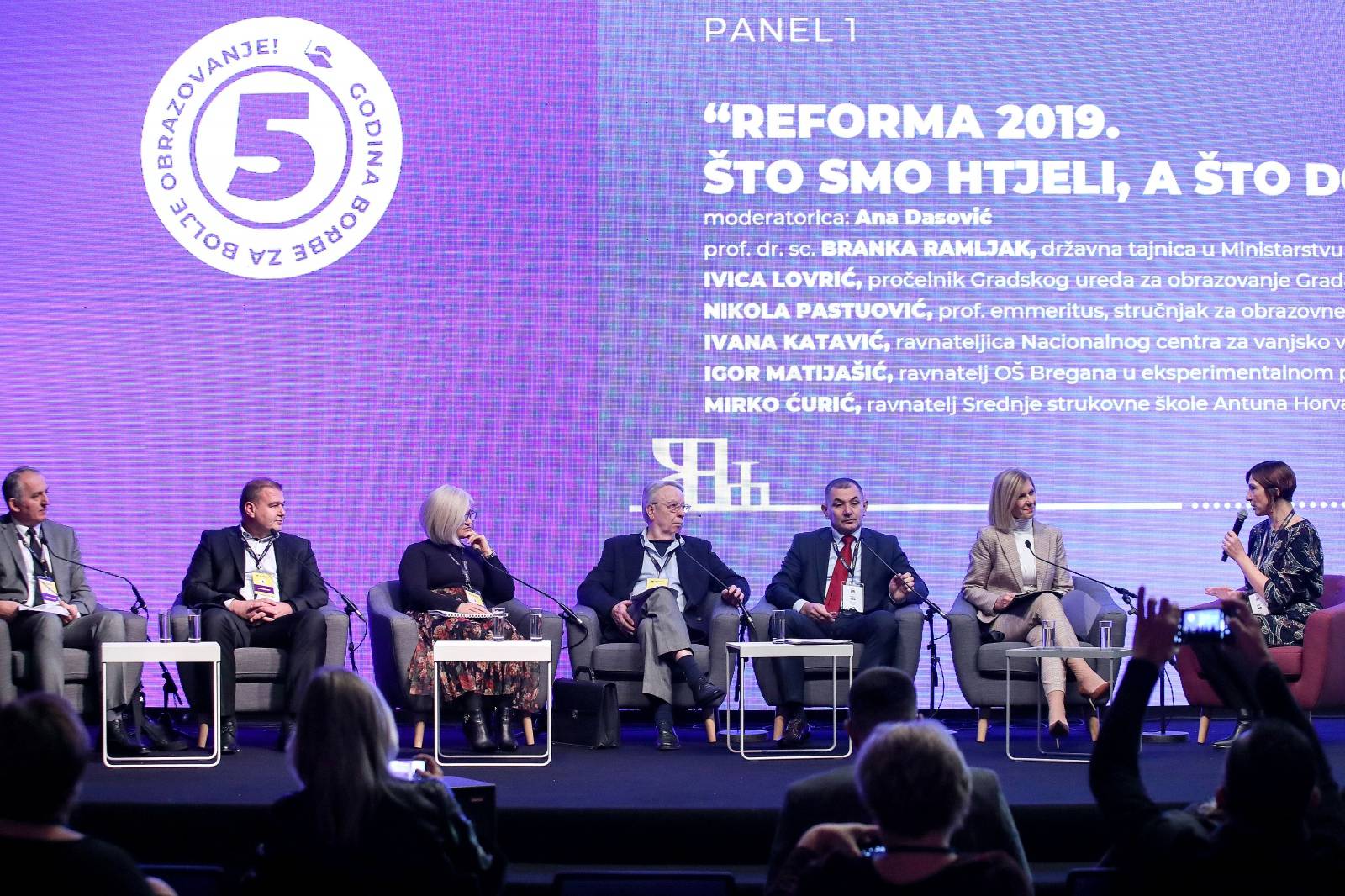 Panel "Što smo htjeli, a što dobili?” na konferenciji "Bolje obrazovanje, bolja Hrvatska"