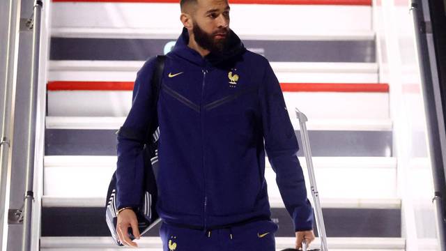 FIFA World Cup Qatar 2022 Arrival - France team arrives in Doha