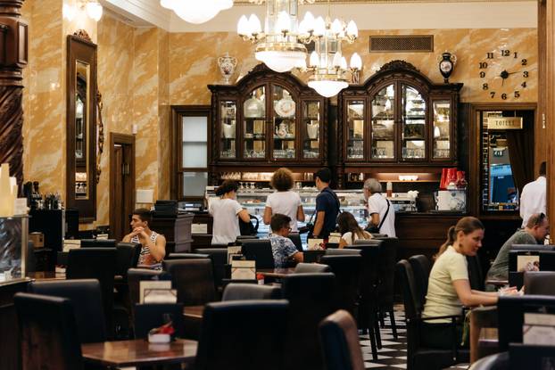 Interior view of Szamos patisserie