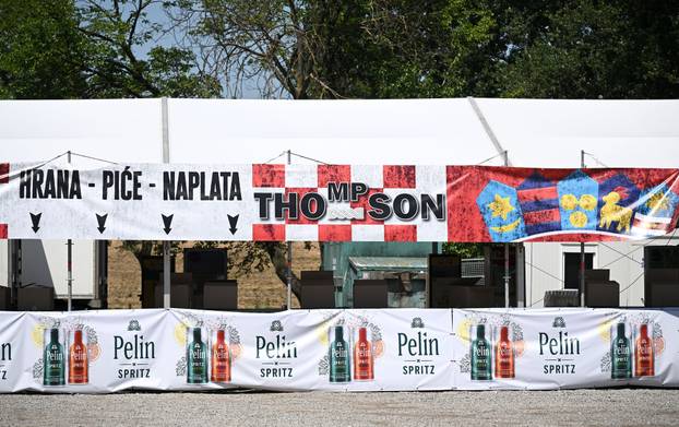Zagreb: Fan zona na Hipodromu uoči Thompsonovog koncerta