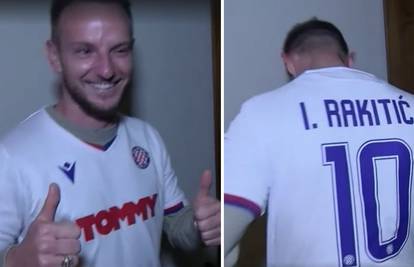 Hoće li ispuniti kumovu želju? Rakitić pozirao u dresu Hajduka