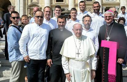 Kakva čast: Vaterpolisti Juga na prijemu kod pape Franje