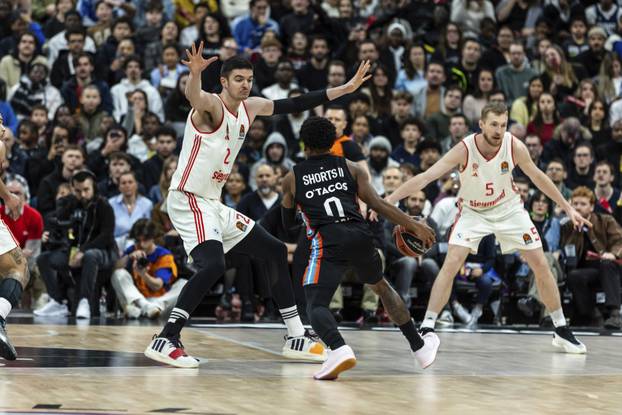 FRA, Paris Basketball vs. FC Bayern Basketball, Basketball, Euroleague, Saison 2024/2025, 27.02.2025