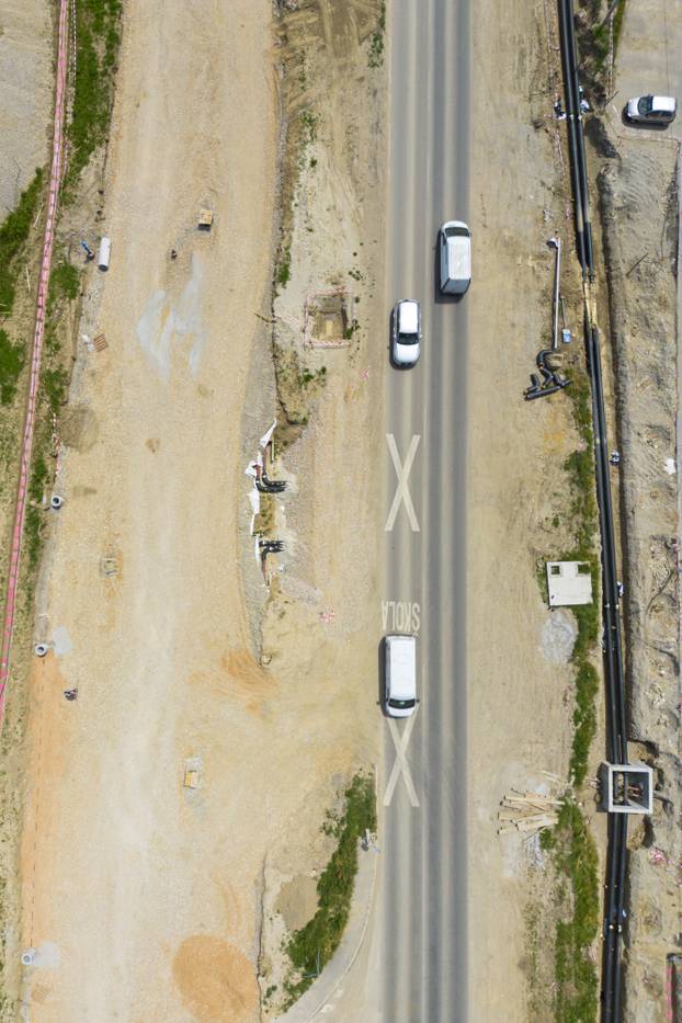 Zagreb: Radovi u Sarajevskoj snimljeni iz zraka