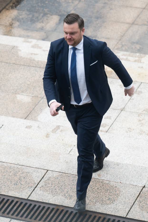 Zagreb: Dolazak ministara na 61. sjednicu Vlade RH