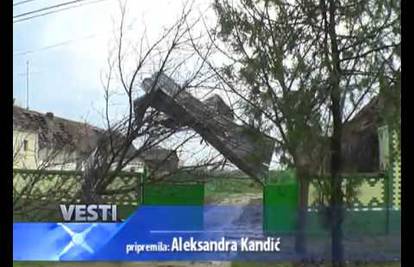 Srpsko selo zahvatio tornado, oštetio je najmanje 100 kuća