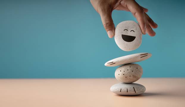 Enjoying,Life,Concept.,Harmony,And,Positive,Mind.,Hand,Setting,White