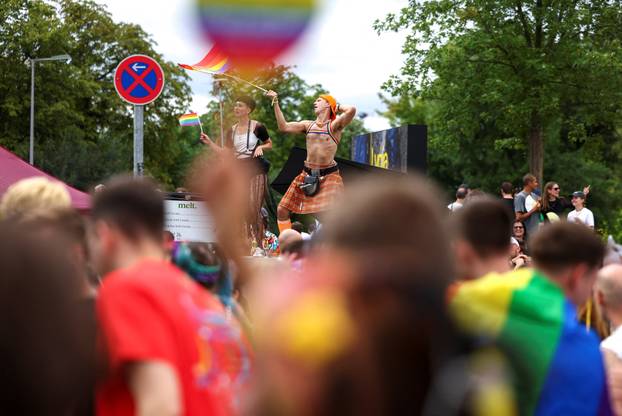 Christopher Street Day (CSD) LGBTQ+ Pride march, in Berlin