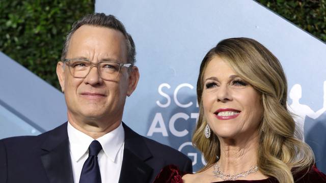 FILE PHOTO: 26th Screen Actors Guild Awards – Arrivals – Los Angeles, California, U.S., January 19, 2020 – Tom Hanks and Rita Wilson