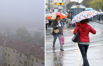 U Hrvatskoj vrijeme pretežno oblačno, ponegdje uz malo kiše