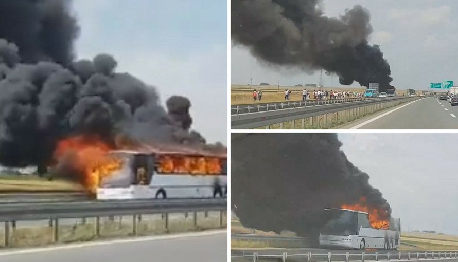 'Odjednom je planulo, vozač je stao, a mi spašavali žive glave'