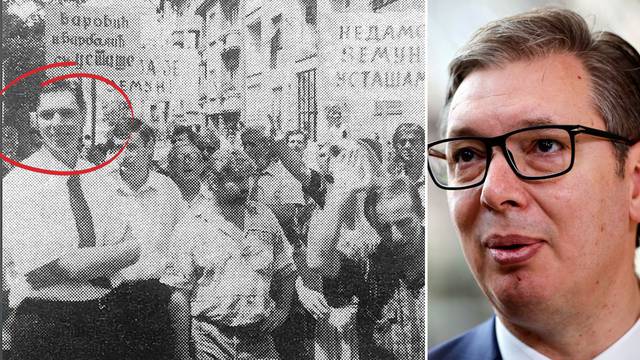 Objavljena sramotna fotografija četnika Vučića koji protjeruje obitelj iz Zemuna jer su Hrvati