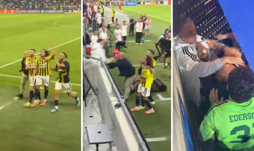 VIDEO Kaos u Lyonu: Biv&scaron;i igra&ccaron; rivala provocirao Francuze pa izazvao masovnu tu&ccaron;njavu!
