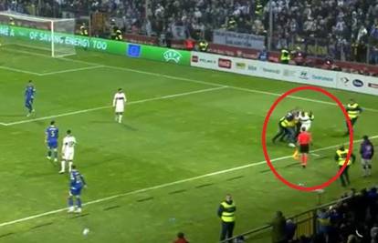 VIDEO Navijač u Zenici upao na travnjak i nasrnuo na Ronalda! Portugal utrpao pet do predaha