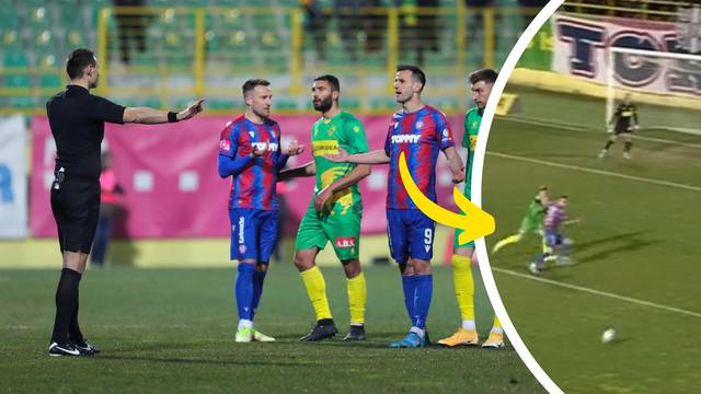 VIDEO Pogledajte kontroverzno poništen gol Hajduka: Je li Kale uopće udario rukom Perkovića?